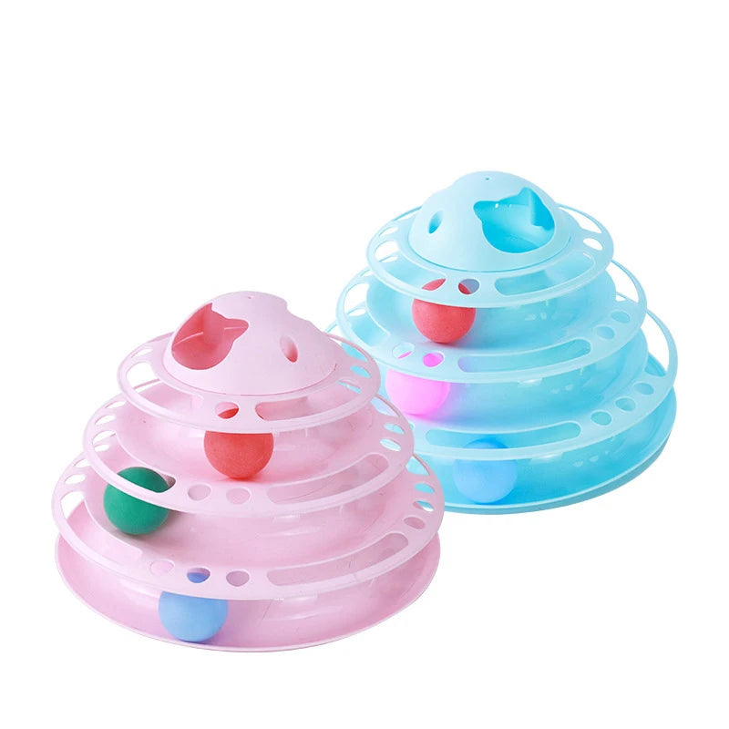 Interactive Cat Toy Tower For Cats And Pets