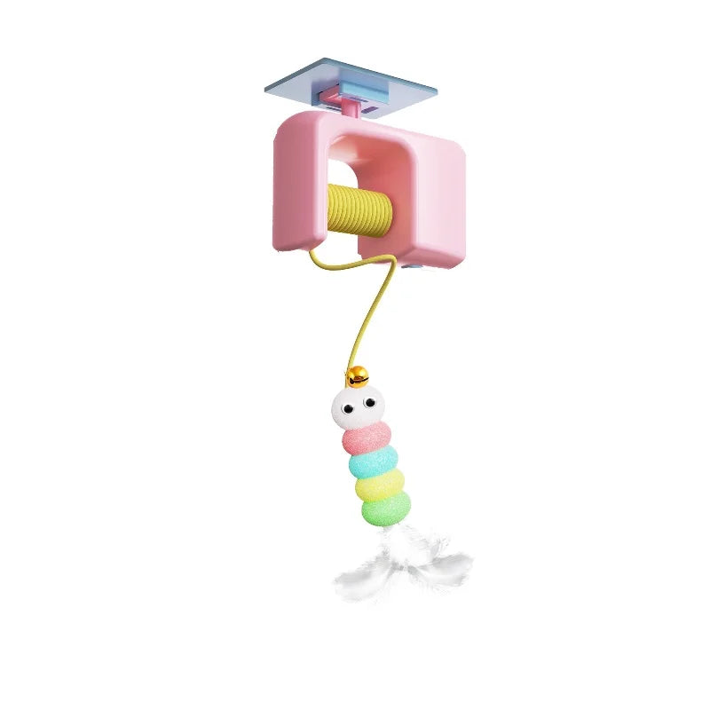 Rechargeable Interactive Hanging Cat Toy Flying Bird For Cats