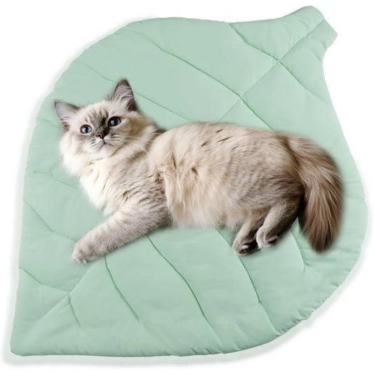 Leaf Shaped Pet Cooling Mat For Cats And Small Dogs
