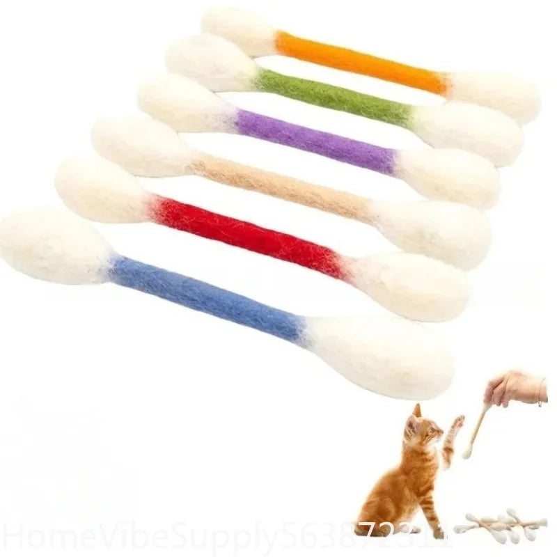 Sisal Cotton Swab Catnip Chew Toy For Cats And Kittens