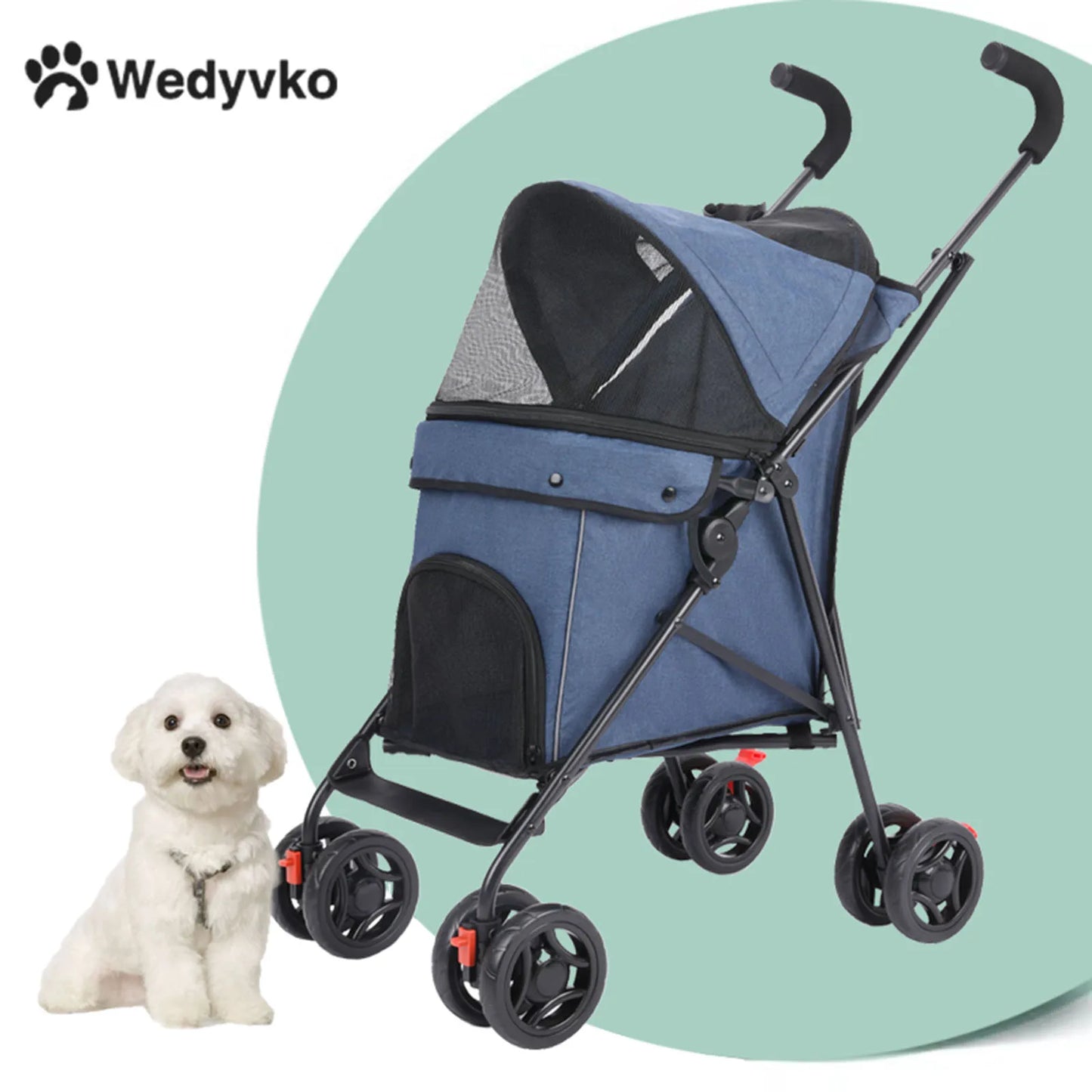 Outdoor Pet Stroller For Cat And Small Dog