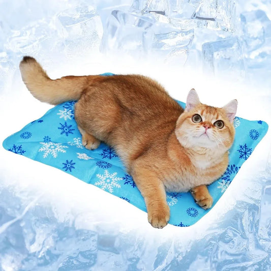 Foldable Gel Cooling Mat For Pets Ice Crystal Powder Pad