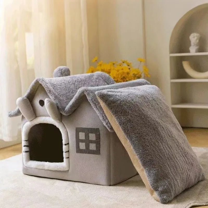 Foldable Puppy House And Cat Warm Bed Nest