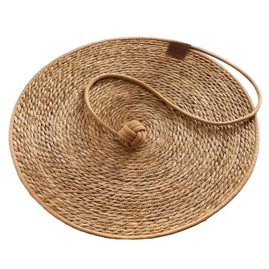 Cat Scratcher Mat Straw Fabric Cat Scratching Pad