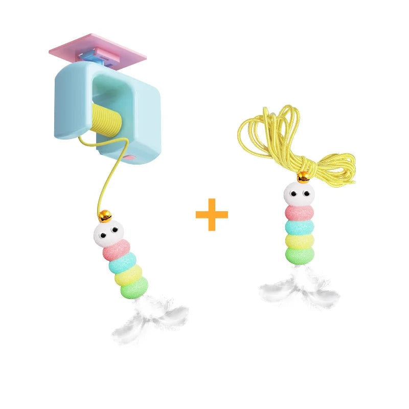 Rechargeable Interactive Hanging Cat Toy Flying Bird For Cats