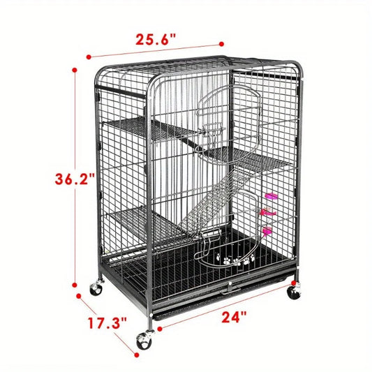 Multi Level Small Animal Cage For Ferrets Rabbits Guinea Pigs