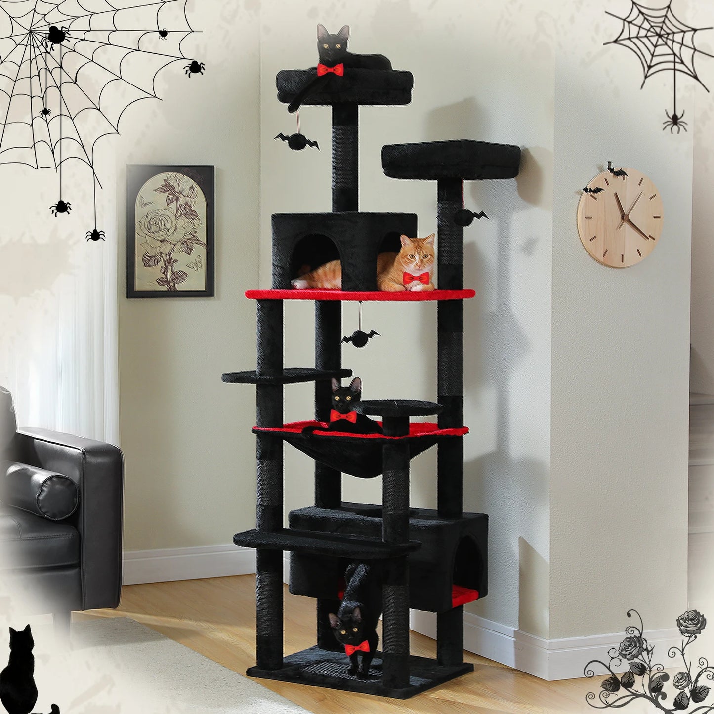 Cat Tree Tower Indoor Scratching Posts and Toys