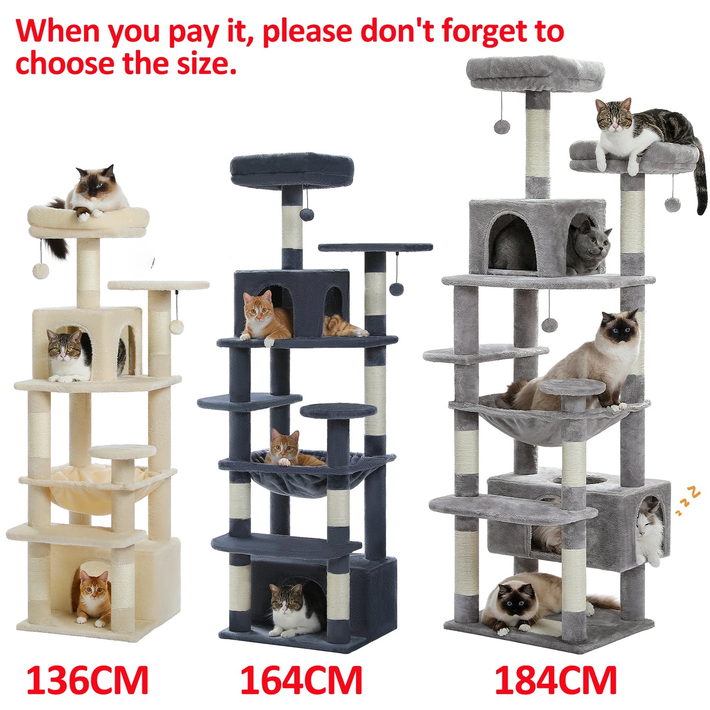 Cat Tree Tower Indoor Scratching Posts and Toys