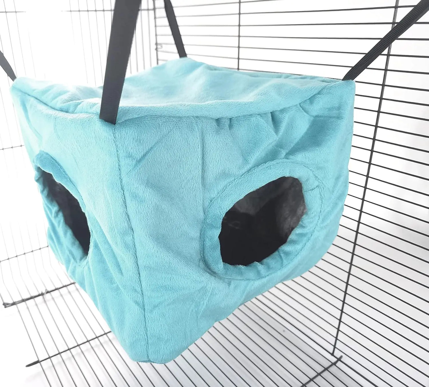 Cozy Plush Triple Bunkbed Hammock Bed for Small Animals