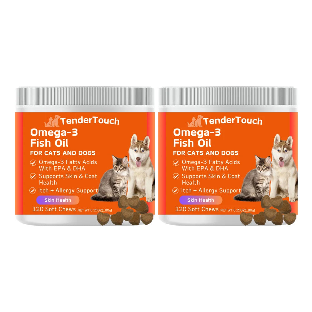 Omega 3 Fish Oil Supplement for Dogs and Cats