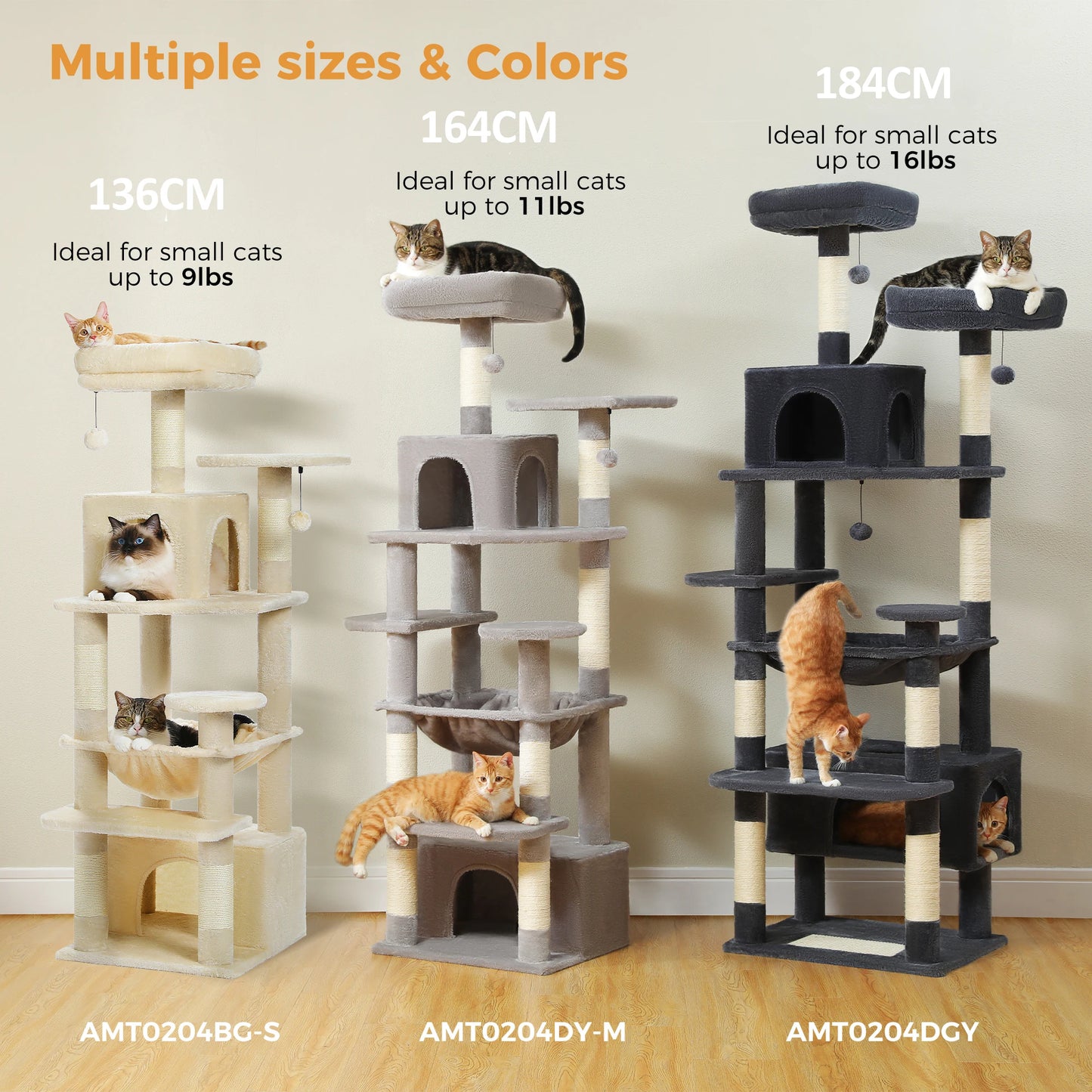 Cat Tree Tower Indoor Scratching Posts and Toys