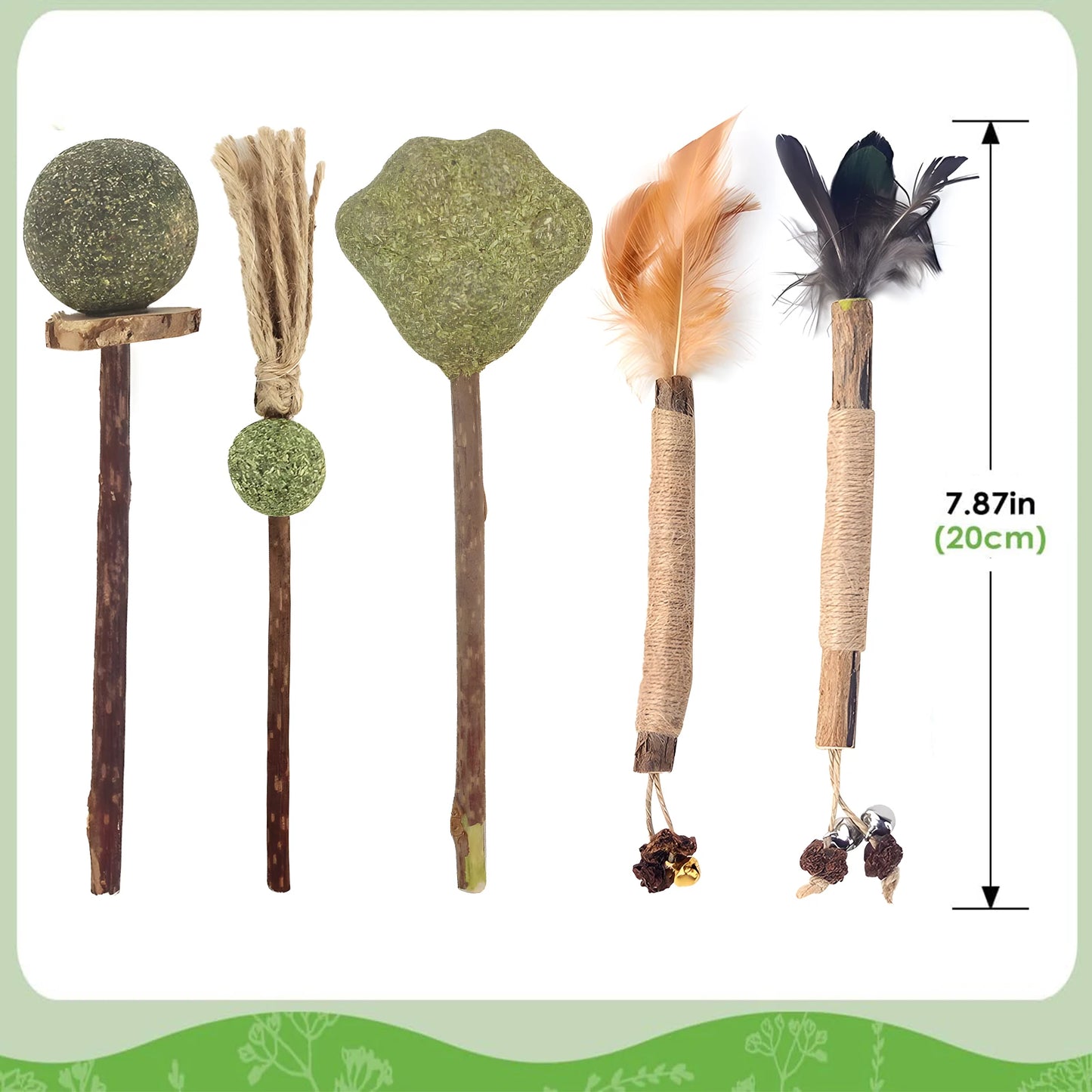 Cat Chew Sticks Natural Catnip Toys For Kitten Dental Care