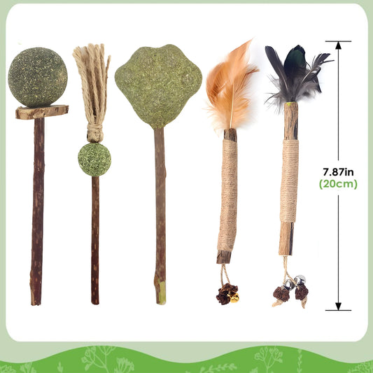 Cat Chew Sticks Natural Catnip Toys For Kitten Dental Care