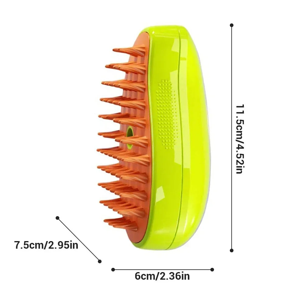 Steamy Brush Electric Sprayer Massage Comb For Cats And Dogs