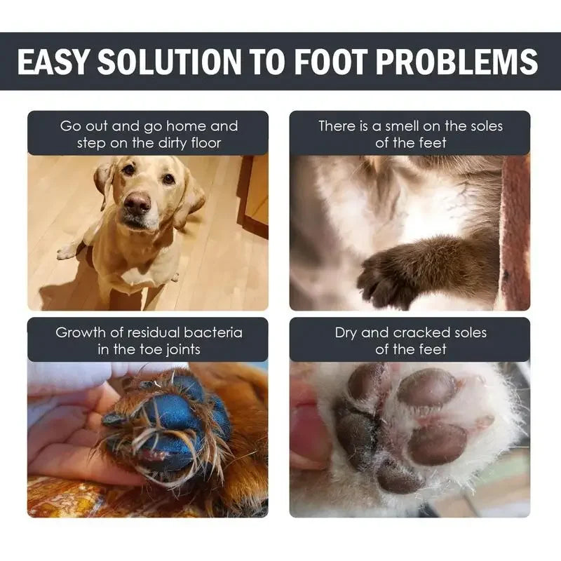 Cleaner Foam For Dogs Cats With Silicone Scrubber