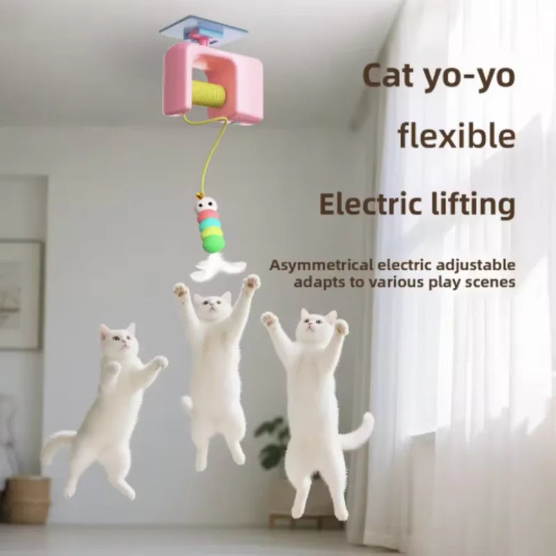 Rechargeable Interactive Hanging Cat Toy Flying Bird For Cats