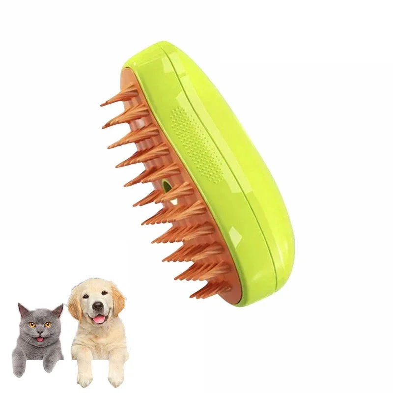 Steamy Brush Electric Sprayer Massage Comb For Cats And Dogs