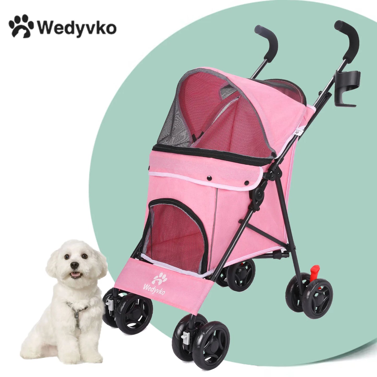 Outdoor Pet Stroller For Cat And Small Dog